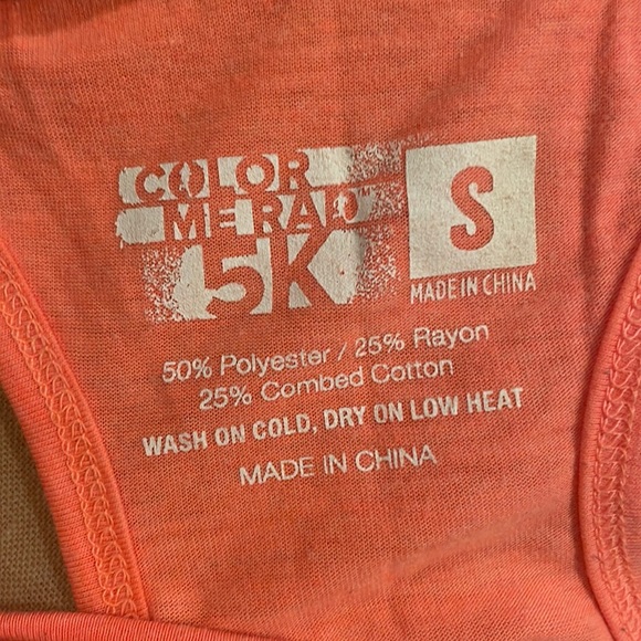 Color Me Rad 5k racerback tank - Picture 2 of 2